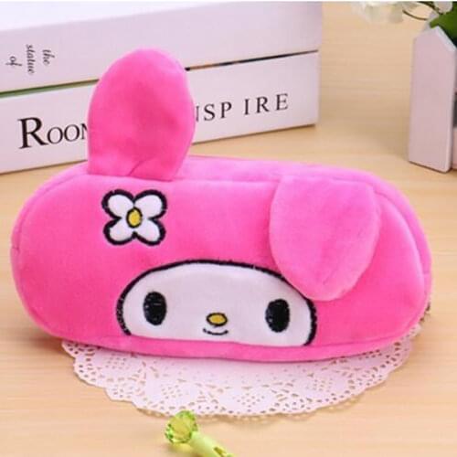 Kawaii Animal Pencil case Cartoon panda bear fruit pen bag box for kids gift Cosmetic Stationery pouch school supplies