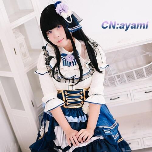 Cosplay Costume Anime Bang Dream! Shirokane Rinko Noble・Rose Dresses Christmas Halloween Free shipping CG560