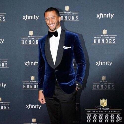 Hot Sale Velveteen One Button Groomsmen Shawl Lapel Groom Tuxedos Men Suits Wedding/Prom Best Man Blazer ( Jacket+Pants+Tie)