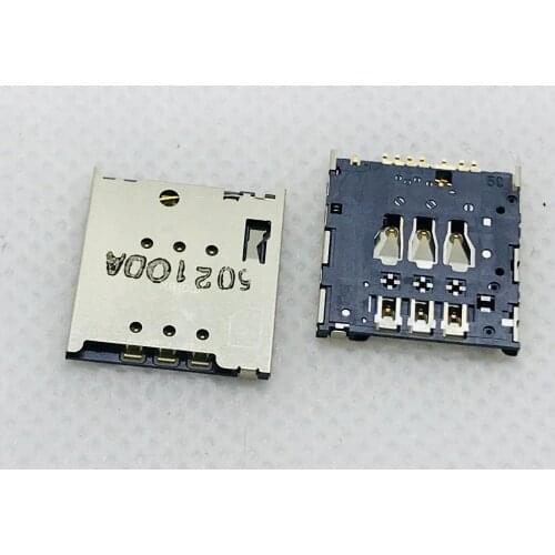 Sony LT22i LT30 L55T Z3 S50H C5 Z5 MOLEX ALPS Micro Nano SIM Card Slot Tray Holder Reader 6pin Push-push Patch Socket