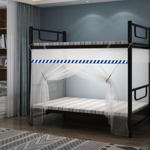 New Bunk Bed Mosquito Net Childrens Room Bedding Summer Student Dormitory Dust-proof Gauze Physical Mosquito Repellent F8441