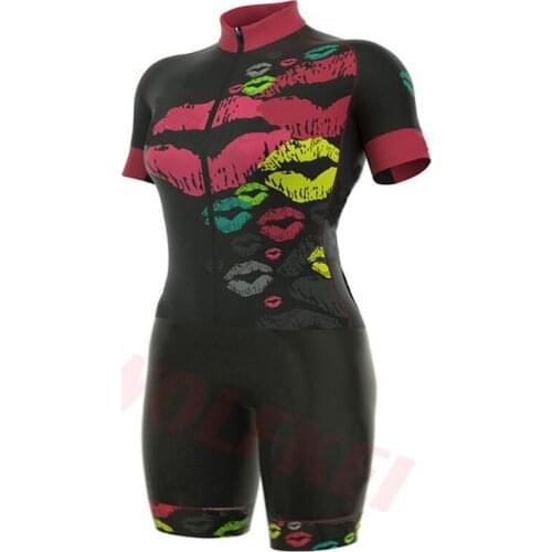New 2020 WOLFKEI Summer Cycling Clothing one piece Skinsuit Bodysuit Ropa Ciclismo Quick Dry bicycle clothes # SK2019000225005