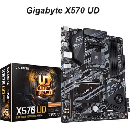 NEW For Gigabyte X570 UD Motherboard AMD X570 PCI-E 4.0 DDR4 128GB M.2 SATA3 USB3.0 3.1 Socket AM4 Desktop Mainboard