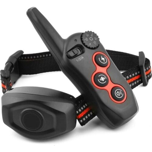 Dog Training Collar Bark Collar 2 in 1 Rechargeable Dog Electric Collar Waterproof 400M 1300 Ft Remote Dog Training Dog Product