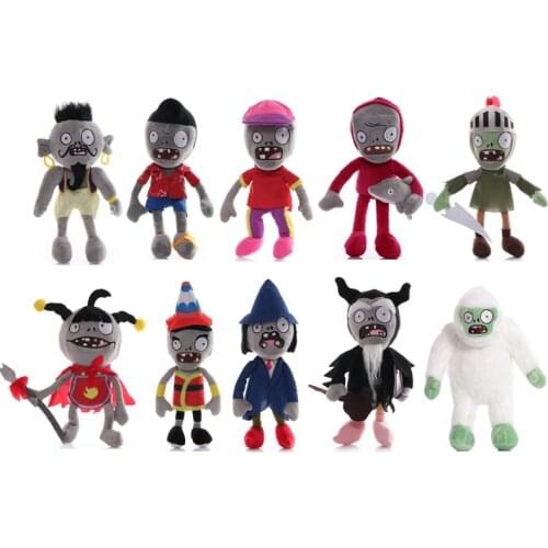 10pcs/lot 30cm Plants vs Zombies Plush Toys PVZ Plants vs Zombies Soft Stuffed Toy Dolls Children Kids Birthday Gifts