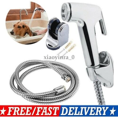 Handheld Toilet bidet sprayer set Kit Stainless Steel Hand Bidet faucet for Bathroom hand sprayer shower head self cleaning
