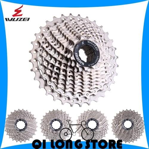 WUZEI 11-25T 28T 32T 34T 36T Road Bike Freewheel 8 9 10 11 12speed Chrome-molybdenum steel Flywheels 24/27/30S Cassette Sprocket