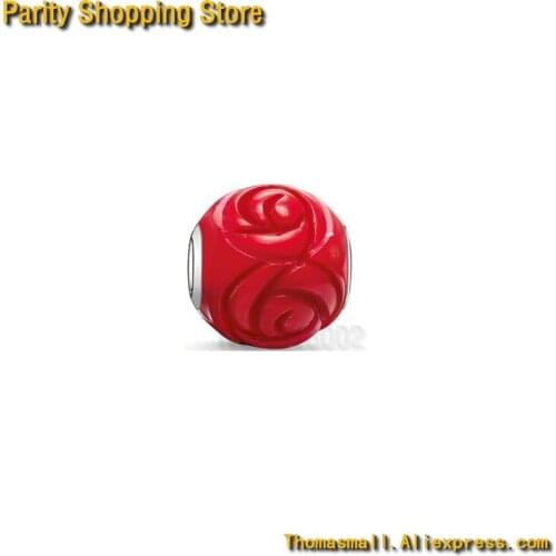 ThomasET1235 Red beads Jewelry accessories DIY Jewelry ts Beads fit for bracelets free shipping Piercing beads