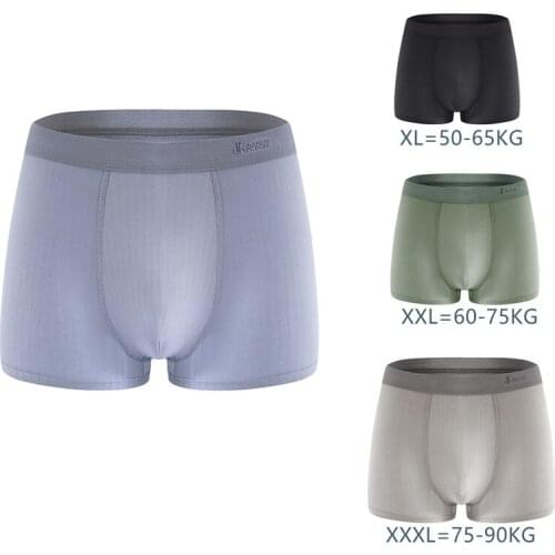 Mens Panties Mens Boxer Briefs Shorts Sexy Underwear, Comfortable And Breathable Fashion XXXL