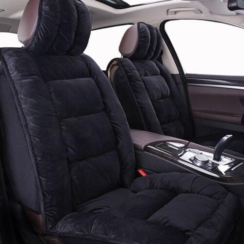 Winter Short Plush Car Seat Covers Universal for Honda Accord FIT CITY CR-V XR-V Odyssey Element Pilot URV car accessories auto