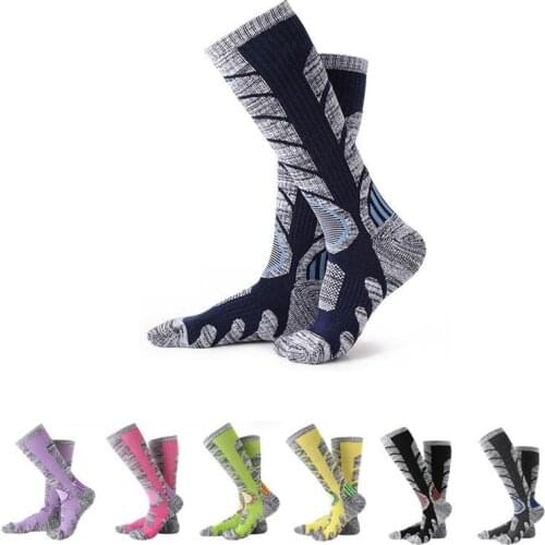 Winter Unisex Thicken Sports Socks Long Warm Women Men Breathable Ski Socks For Outdoors Climbing Skiing Snowboard Cycling