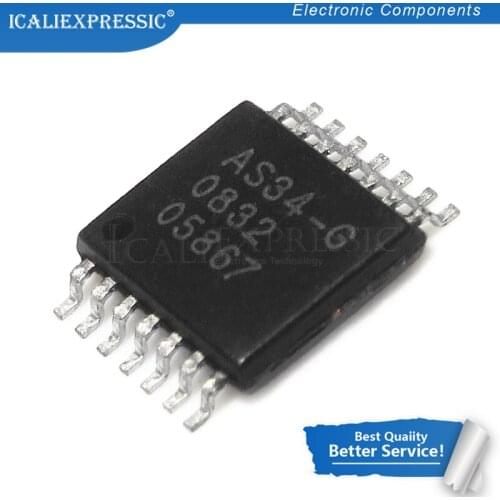 10PCS AS34-G TSSOP-14 AS34G TSSOP AS34 TSSOP14 LCD chip