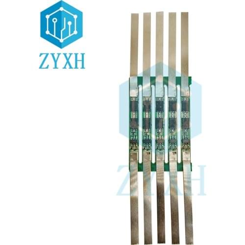 10 PCS/Lot BMS 1S 3.7V 5A 18650 Battery Lithium Protection Board With Nickel Strip Welding For Power Bank DIY Charging