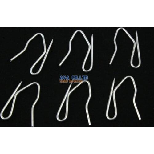 100 Pieces Household Drawing Room Curtain Hooks Hanging Clips S Shape Hook 30mm