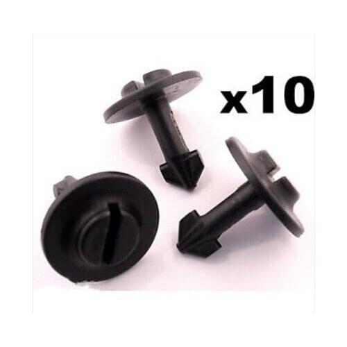 10x For Audi Plastic Twist Bolt Clip Pin- Engine Undertray Splashshield Arch Lining