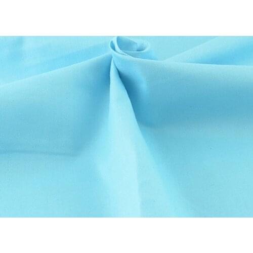 160cmx100cm Ornate Blue solid color 1 meter Cotton Fabric for baby bedding sheet sewing,children bibs,clothing,quilting