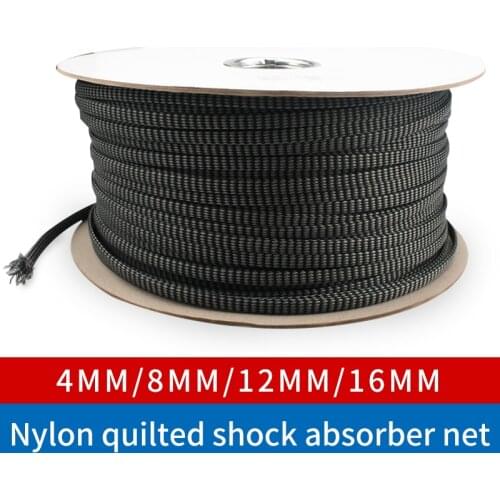 20M DIY Audio Line Protector Nylon Shock Absorber Net Shielded Nets HiFi Audio Power Cable Speaker Cables Outer Cover