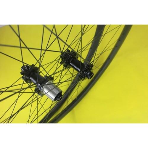 29er MTB XC race tapeless 30mm hookless 30mm deep crosscountry mountain bike tubeless carbon wheelset M32 SP hubs bicycle wheels