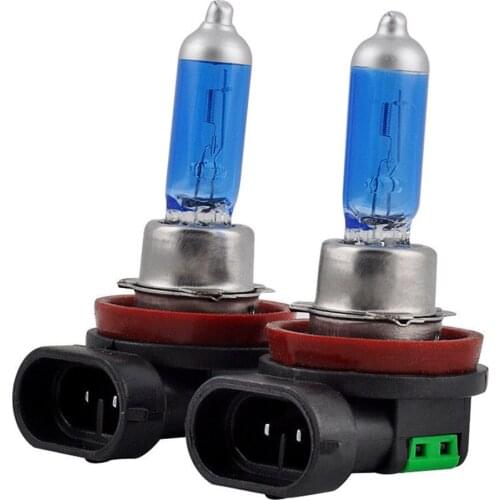 2x H11 12V 100W Super Bright White Fog Xenon Gas Halogen Bulb Car Head Light Lamp Halogen Lamp