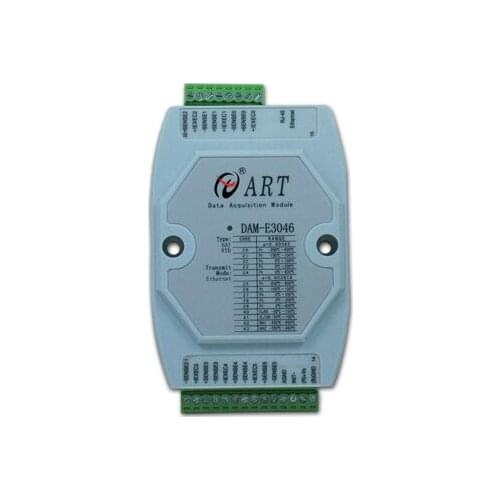 6-channel hot resistance input module pt100 RTD 16bit 10Hz, Ethernet Remote temperature Acquisition Din Rail Adam Module