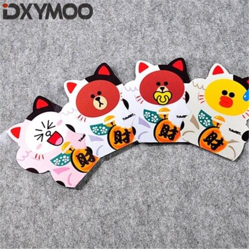 Car Sticker Decals Happy New Year Decoration Window Bear Rabbit Chicken Motocycle Lucky Cat Stickers 12x9cm