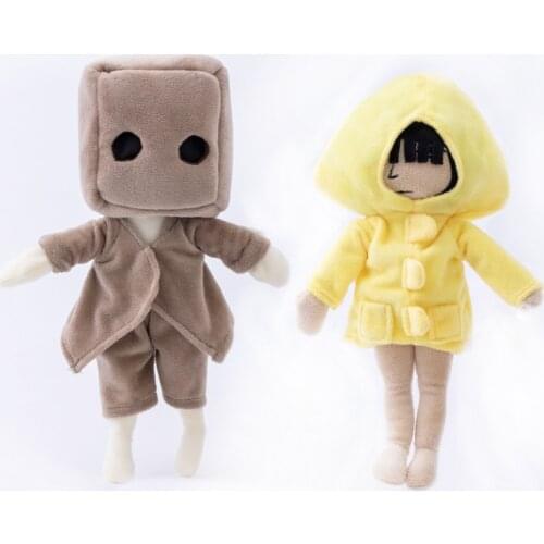 Little Nightmares Plush Toy Adventure Game Cartoon Figure Cute Soft Stuffed Dolls Kawaii Gift Toys Girls Kids Fans Collection