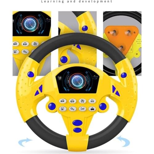 2021 New Copilot Toy Childrens Early Educational Steering Wheel Back Seat Still Plays