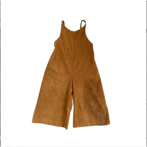 2020 New Fashion Girls Boys Denim Overalls Spring Kids Pants 1-6t PY180