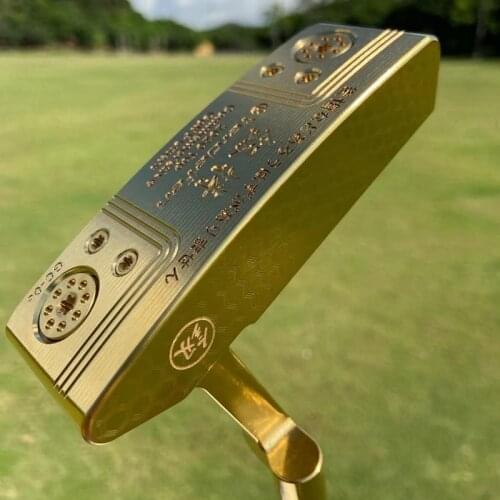 New golf putter Yerdefen putter Black/Gold putter head 33/34/35inch with headcover golf clubs