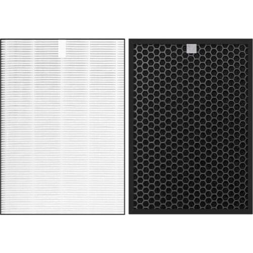 Air purifier For Sharp KI-EX55 KI-FX55 KI-GX55 filter dust collection activated carbon filter + hepa filter set