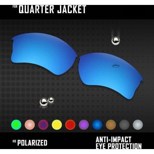 OOWLIT Lenses Replacements For Oakley Quarter Jacket OO9200 Sunglasses Polarized - Multi Colors