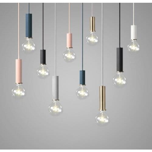 Nordic Window Bar Chandelier Macarons Modern Minimalist Restaurant Cafe Music Bar Line Light Stair Chandelier Modern LED Light
