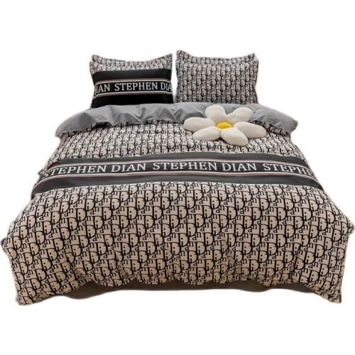 Modern Cartoon Unicorn Print Bedding Sets Comfortable Duvet Cover Set Bedroom Pillowcase Duvet Covers 3/4 Pcs Bed Set