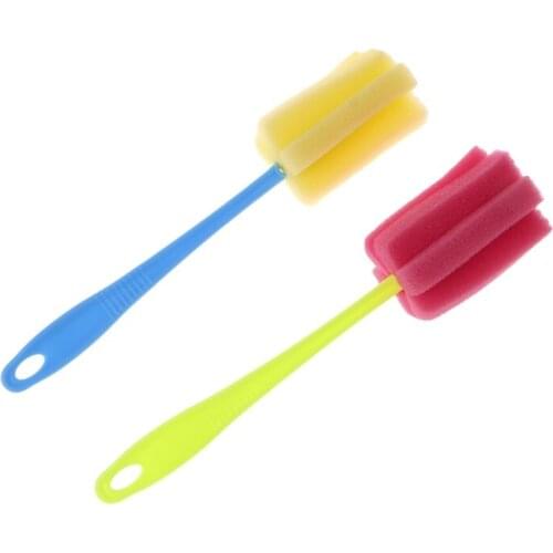 T84E Wineglass Sponge Cup Brush Feeding Bottle Cleaner Kitchen Cleaning Tool