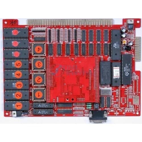 1set GARAGE slot game board with jamma harness/Red board VGA game PCB 1 in 1 casino game PCB for LCD slot arcade game machine