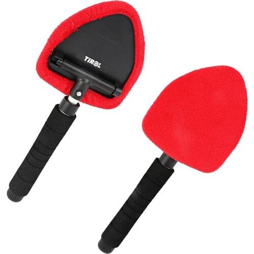 2 Pieces Car Windshield Window Home Glass Retractable Microfibre Clean Brush