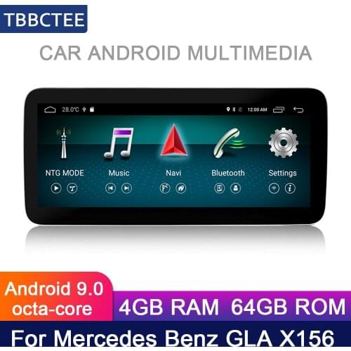 10.25 inch 4G+64G Android For Mercedes Benz MB GLA X156 2013~2018 NTG Car Multimedia player GPS Navi Navigation Mirror link