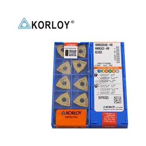 WNMG080408-HM NC3030 100% KORLOY Original carbide insert with the best quality 10pcs/lot free shipping