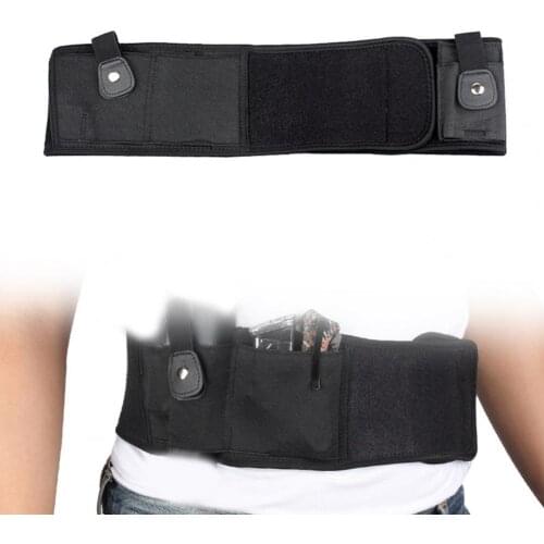 Tactics Pistol Holster Military Wide Collapsible Cartridge Bag Mobile Phone Holster Outdoor Hunting Shooting Defense Holster