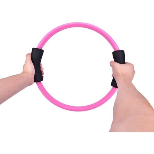 Pilates Ring Magic Circle Dual Grip Sporting Goods Yoga Ring Exercise Fitness Body Massage Loop Lose Weight Equipment