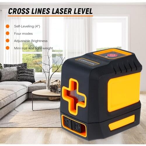 Laser Level Professional Horizontal Vertical Cross Line Self Leveler Auto-Leveling Spirit Level Self-Leveling Cross Laser Lines