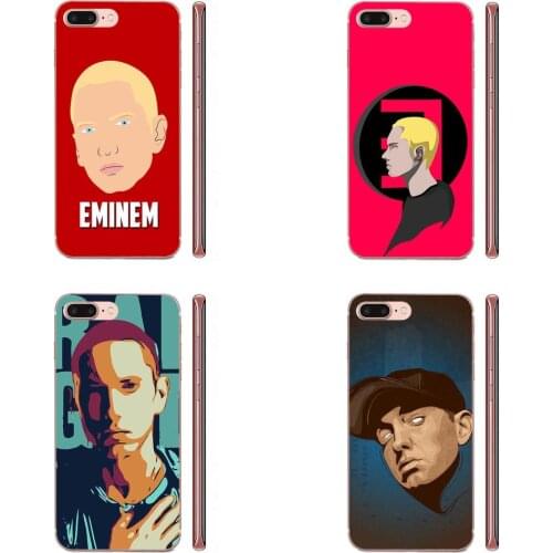 Soft TPU Print Capa For LG G3 G4 G5 G6 G7 K4 K7 K8 K10 K40 K50 Q6 Q60 V10 V20 V30 V40 Nexus 5 5X 2017 Hip Hop Rapper Eminem Rap