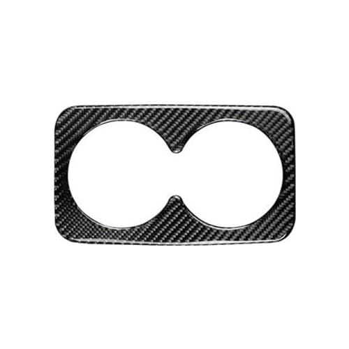 Fit For Cadillac xt5 2016-2017 carbon fiber rear drain cup frame decoration Interior modification