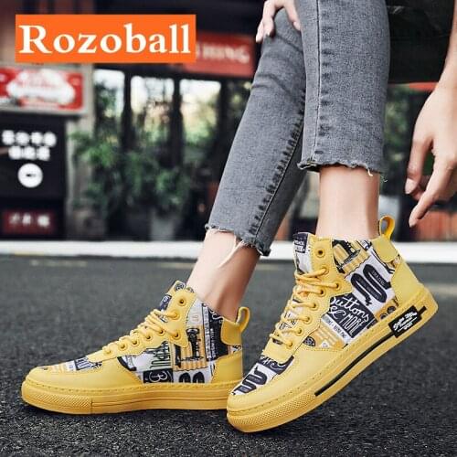 Rozoball Men's High Top Sneakers