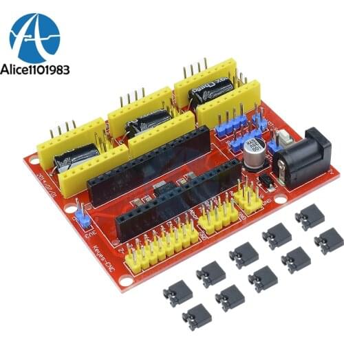 CNC Shield V4 Engraving Machine Compatible With Nano 3.0 / A4988 Driver Expansion Board Module for the 3D Printer Diy Kit