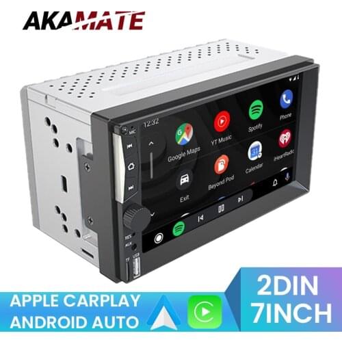 2 Din Universal 7'' Car Radio Android Auto Carplay Mirrorlink MP5 Player MP3 Player Bluetooth FM/AM Touch Screen For Car Stereo