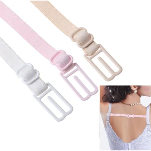 Women Non Slip Elastic Adjustable Invisible Belt Bra Strap Holder Strap Racer Back Clip Female Skid-proof Buckle Shoulder Straps