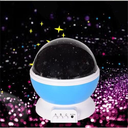 Stars Starry Sky LED Projector Moon Night Lamp Battery USB Bedroom Party Projection Lamp for Childrens Night Light Gift Pokemon