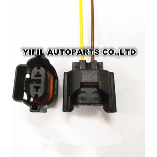 5/10pcs/lot 2 Pin/Way Fog Light Connecter Plug H8 H11 Lamp Socket With Pigtail For AUDI VW Passat 3D0 941 165 A