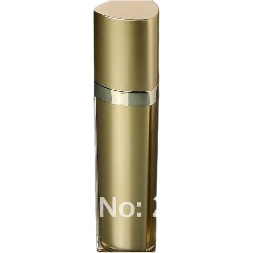 60ml gold triangle shape press pump lotion. bottle,cosmetic container,press pump bottle ,Cosmetic bottle Cosmetic Packaging